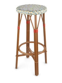 Tabouret haut rond Alu